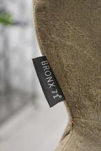 6 x leuke barkruk barstoel Barrel Bronx71 olijfgroen, Ophalen, Met voetsteun, 60 tot 90 cm, Leer