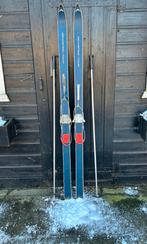 Set blauwe brocante ski’s, Ophalen