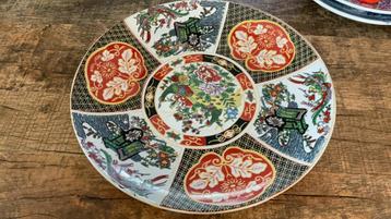 Chinees marokaans wandbord/schaal  porselein imari beschikbaar voor biedingen