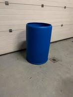Blauwe 200 liter vat/drum - schoon en gebruikt, Tuin en Terras, Regentonnen, 150 liter of meer, Ophalen, Gebruikt, Kunststof
