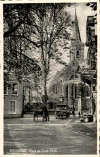 Wassenaar - Plein en Oude Kerk, Verzamelen, Ansichtkaarten | Nederland, Ophalen of Verzenden, 1920 tot 1940, Gelopen, Zuid-Holland