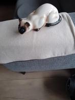 Vintage keramiek kat, Verzamelen, Beelden en Beeldjes, Ophalen of Verzenden, Zo goed als nieuw, Dier