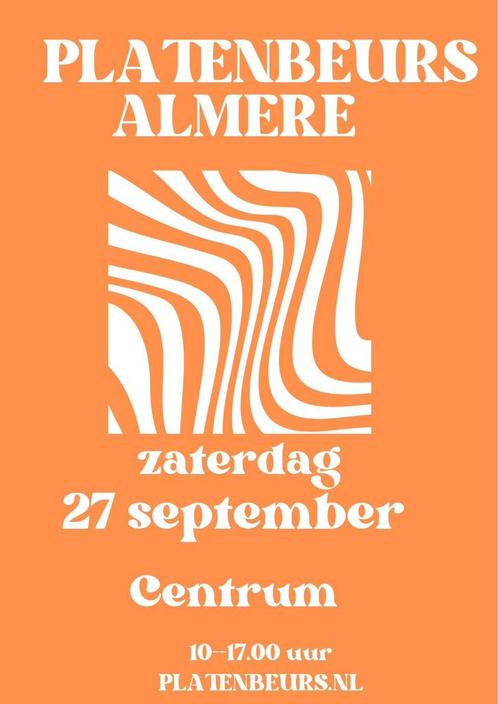 Platenbeurs Almere Centrum zaterdag 27 september, Cd's en Dvd's, Vinyl | Pop, Zo goed als nieuw, Overige formaten, Ophalen