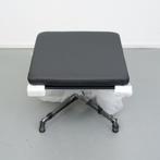 1x Vitra Eames EA 223 Hocker Soft Pad Zwart - Chroom, Huis en Inrichting, Fauteuils, Niet ingevuld, Minder dan 75 cm, Niet ingevuld