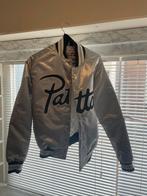 Patta mitchell ness jacket zilver silver, Kleding | Heren, Jassen | Zomer, Patta, Maat 48/50 (M), Wit, Zo goed als nieuw