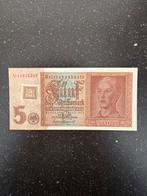 5 Reichsmark, Duitsland, 1942, verzendkosten koper, Verzenden, Duitsland, Los biljet