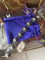 Antieke zeeuwse knoppen armband zilver, Verzenden, Zilver