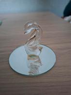1 zwaan  glas/swarowski, Ophalen of Verzenden, Zo goed als nieuw, Figuurtje