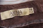 Broek bruin Arma mt 46 Suede Vaste prijs, Kleding | Dames, Bruin, Arma, Maat 46/48 (XL) of groter, Ophalen of Verzenden