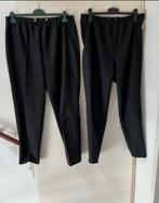 2 dezelfde zwarte elastiek broeken. Maat 54, Zwart, Maat 46/48 (XL) of groter, Ophalen of Verzenden, Lang