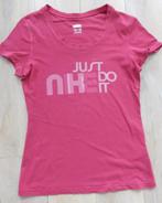z.g.a.n. Nike fit dry hardroze sportshirt maat S met tekst., Kleding | Dames, Sportkleding, Nike, Ophalen of Verzenden, Zo goed als nieuw