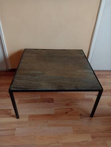 tafel / bijzet tafel. Leistenen tafel Vintage jaren 50/60.