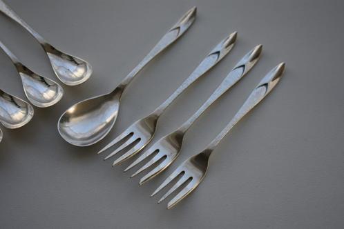 Zilver Gerritsen en Van Kempen 210 gebakvorkjes, Antiek en Kunst, Antiek | Goud en Zilver, Zilver, Ophalen of Verzenden