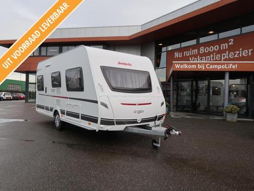 Dethleffs C'Go 475 EL TWEE APARTE BEDDEN, Caravans en Kamperen, Caravans, tot en met 3, 1000 - 1250 kg, Standaardzit, Dethleffs