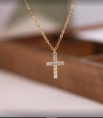 RVS Kruisjes Ketting, Sieraden, Tassen en Uiterlijk, Kettingen, Nieuw, Ophalen of Verzenden, Zilver, Overige materialen