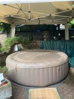 Intex jacuzzi 8 persoons z.g.a.n., Tuin en Terras, Bubbelbaden en Hottubs, Ophalen, Zo goed als nieuw, Grondzeil