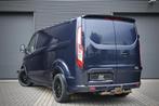 Ford Transit Custom 2.0 TDCI 170PK AUT L2H1 Sport | Navigati, Auto's, 4 cilinders, Blauw, Leder en Stof, 14 km/l