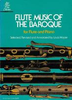 dwarsfluit: Flute Music of the Baroque For Flute and Piano, Gebruikt, Klassiek, Dwarsfluit of Piccolo, Ophalen of Verzenden