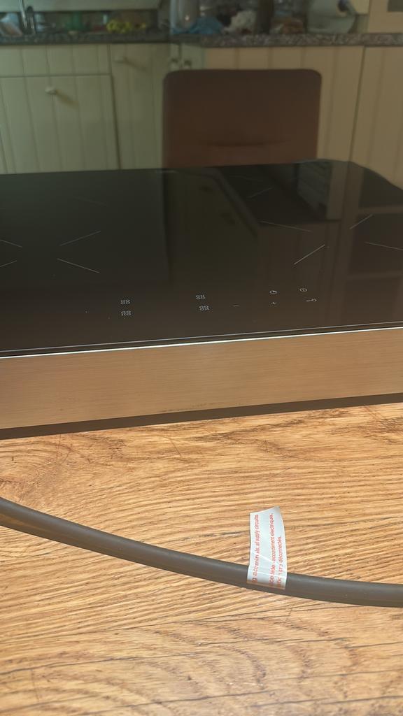 Inductie kookplaat 4 pits, Witgoed en Apparatuur, Kookplaten, Zo goed als nieuw, Vrijstaand, Inductie, 4 kookzones, Ophalen