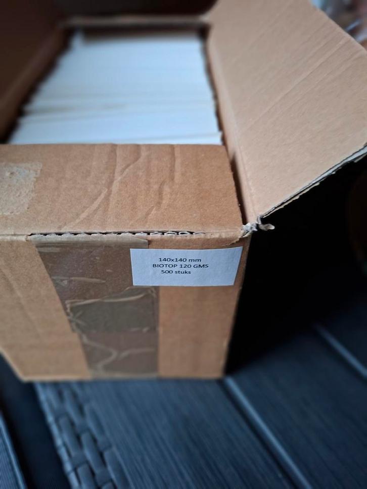 Biotop Enveloppen 140x140mm - bijna 500 stuks, Hobby en Vrije tijd, Kaarten | Zelf maken, Overige typen, Ophalen of Verzenden