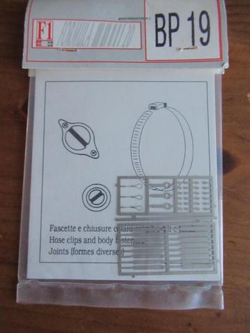 Hose clips & Body fasteners (F1 Formula 1/20) beschikbaar voor biedingen