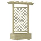Tuinpergola pergola plantenbak 162x56x204 cm GRATIS BEZORGD!, Tuin en Terras, Verzenden, Nieuw