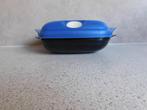 Tupperware Micropop schaal 475 ml. Blauw, Huis en Inrichting, Ophalen of Verzenden, Zo goed als nieuw, Blauw, Schaal