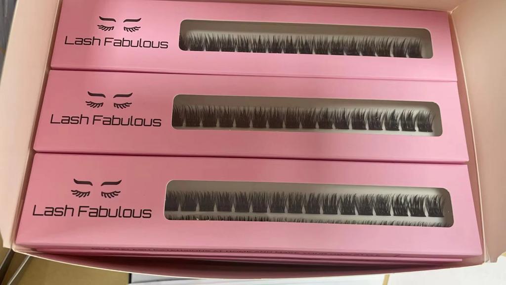 Cluster wimper set - zelf wimpers plaatsen!, Ophalen of Verzenden, Nieuw, Zwart, Ogen