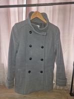 H&M Mantel jas, Kleding | Dames, Jassen | Winter, Ophalen, Zo goed als nieuw, Maat 36 (S), Zwart