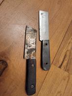 2 stopverf verwijder messen - glas in lood, Ophalen of Verzenden, Gebruikt