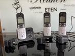 Panasonic huistelefoon, 3 headsets, Ophalen of Verzenden, Zo goed als nieuw, 3 handsets