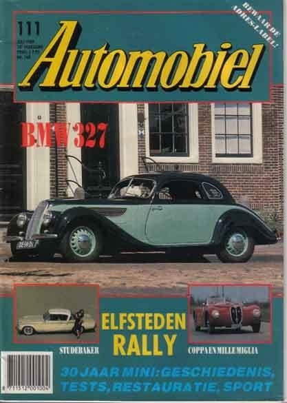 Automobiel 111 1989 : Mini Cooper - Studebaker - BMW 327, Boeken, Auto's | Folders en Tijdschriften, Gelezen, Algemeen, Ophalen of Verzenden