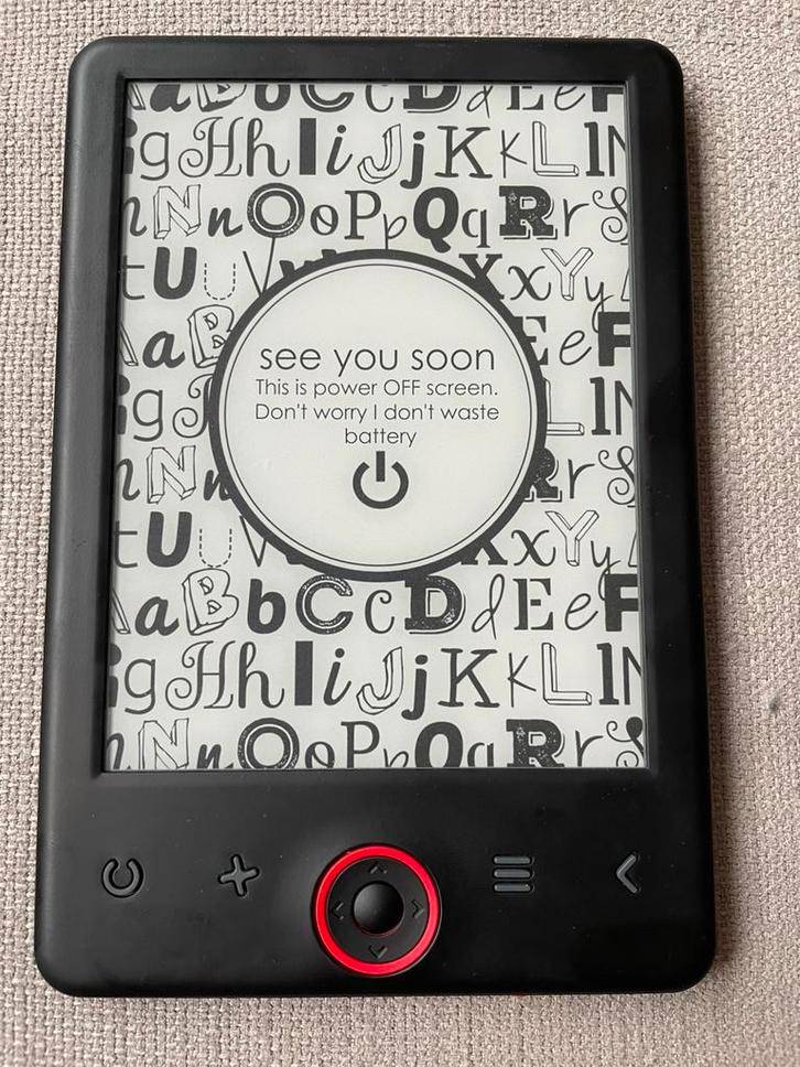 Denver ereader incl eboeken, Computers en Software, E-readers, Zo goed als nieuw, Ophalen of Verzenden