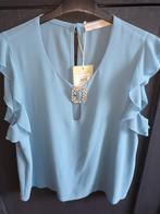 Prachtige top Rinascimento, Kleding | Dames, Tops, Ophalen of Verzenden, Nieuw, Maat 46/48 (XL) of groter, Blauw