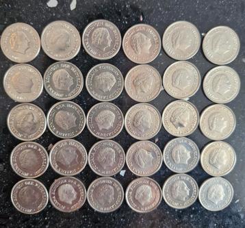 
30x 25 cent 1980 topstaat, mooie verzameling beschikbaar voor biedingen