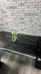 Salontafel glas, Huis en Inrichting, Tafels | Salontafels, Ophalen, 100 tot 150 cm, 50 tot 100 cm, Minder dan 50 cm