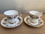 Royal Windsor ☕️☕️ kop en schotel (2x), Ophalen of Verzenden, Zo goed als nieuw, Porselein, Kop en/of schotel