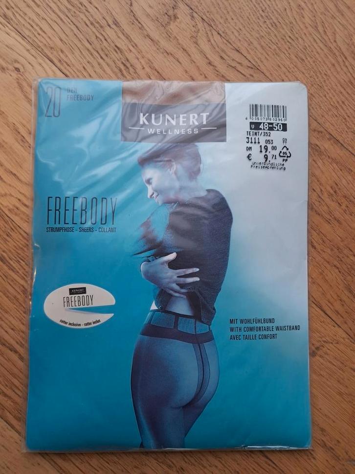 Kunert 20d freebody panty 48-50 teint, Kleding | Dames, Leggings, Maillots en Panty's, Nieuw, Panty, Overige kleuren, Ophalen of Verzenden