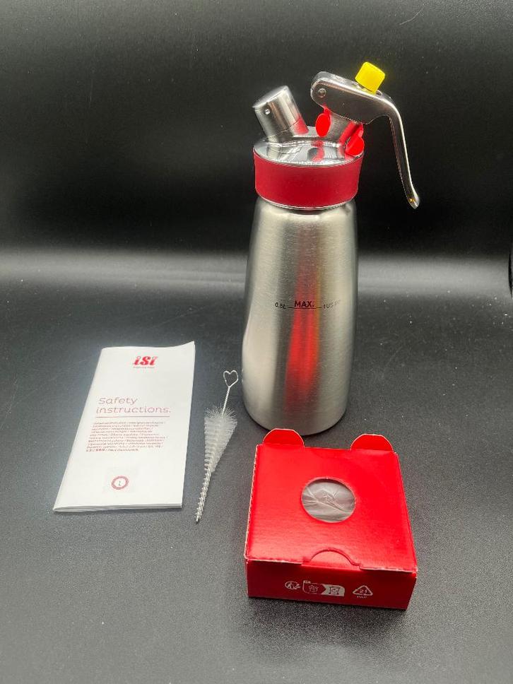 iSi Gourmet Whip Plus rvs - 0.5 Ltr, Huis en Inrichting, Keuken | Keukenbenodigdheden, Zo goed als nieuw, Verzenden