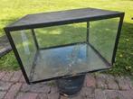 Glazen bak, Dieren en Toebehoren, Vissen | Aquaria en Toebehoren, Ophalen, Gebruikt, Leeg aquarium