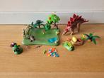 Playmobil,  dinosaurus, stegosaurus met nest, Ophalen of Verzenden, Zo goed als nieuw