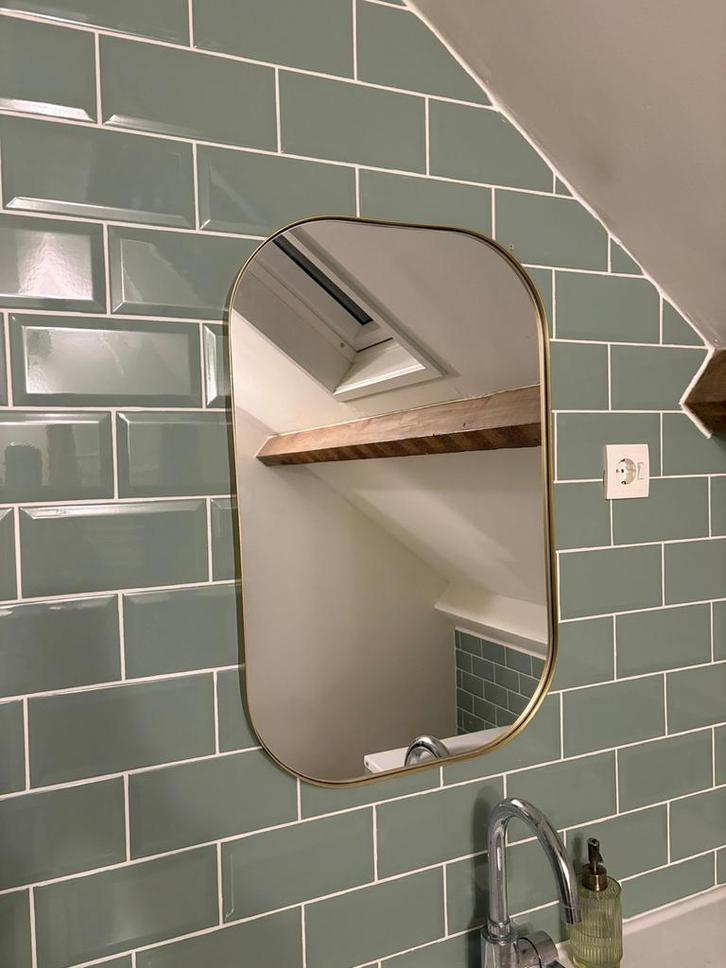 La Redoute Spiegel - 45x70cm, Huis en Inrichting, Woonaccessoires | Spiegels, Zo goed als nieuw, Minder dan 50 cm, Minder dan 100 cm