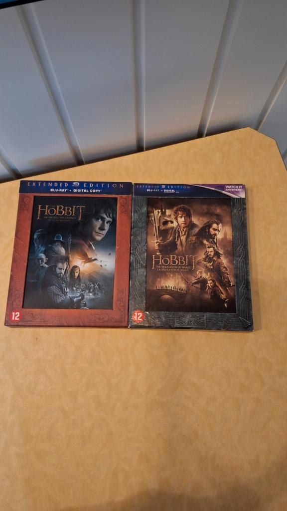 The Hobbit Blu-ray Extended Editions - 2 Films, Cd's en Dvd's, Blu-ray, Gebruikt, Avontuur, Boxset, Ophalen of Verzenden