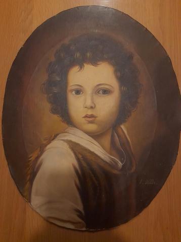 Klassiek schilderij van R. Rolle beschikbaar voor biedingen