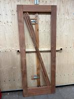 Hardhouten Buitendeur 91x231cm - Driepuntsloten, Doe-het-zelf en Verbouw, Deuren en Horren, Ophalen, 80 tot 100 cm, 215 cm of meer