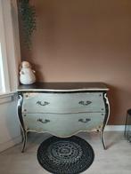 Commode buikkast met twee lades, Gebruikt, 100 tot 150 cm, Met lade(s), Overige houtsoorten