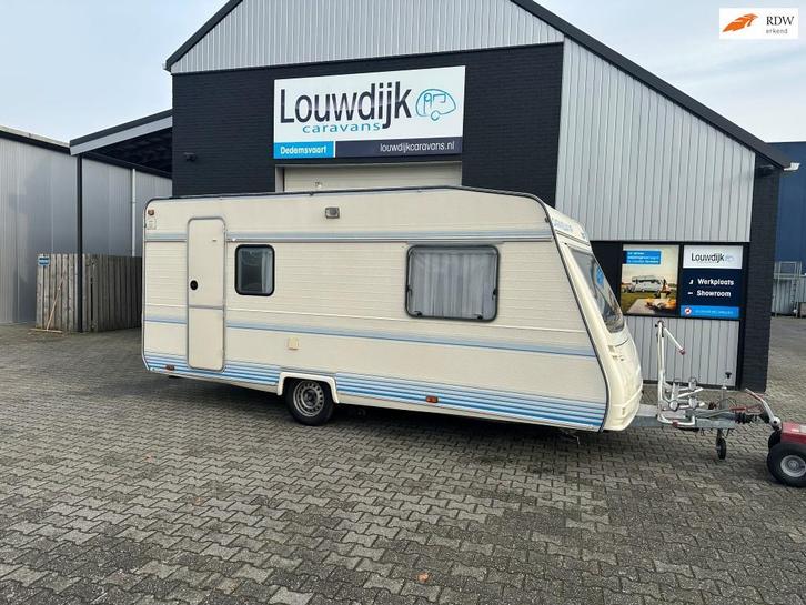 CARAVELAIR Odyssea 480 ’98 (Queensbed, Mover), Caravans en Kamperen, Caravans, Bedrijf, tot en met 4, 750 - 1000 kg, Rondzit, Caravelair
