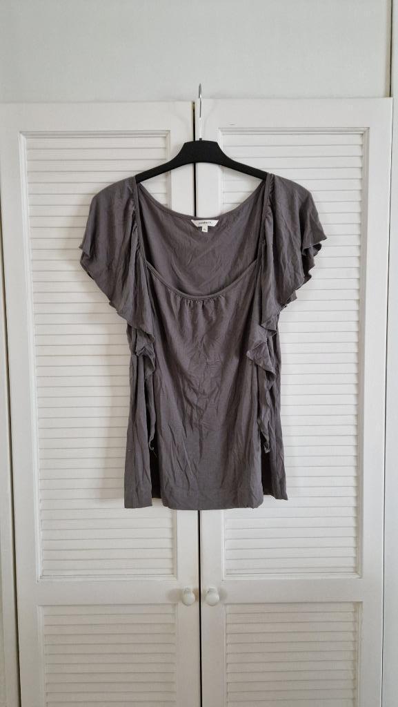 Top Sandwich maat XL, Kleding | Dames, Tops, Zo goed als nieuw, Maat 46/48 (XL) of groter, Grijs, Ophalen