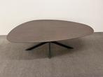 Organische eettafel HPL bruin eiken 220x120, 100 tot 150 cm, 200 cm of meer, Ophalen of Verzenden, Zo goed als nieuw