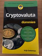 Krijn Soeteman - Cryptovaluta voor Dummies, Ophalen of Verzenden, Zo goed als nieuw, Krijn Soeteman, Internet of Webdesign